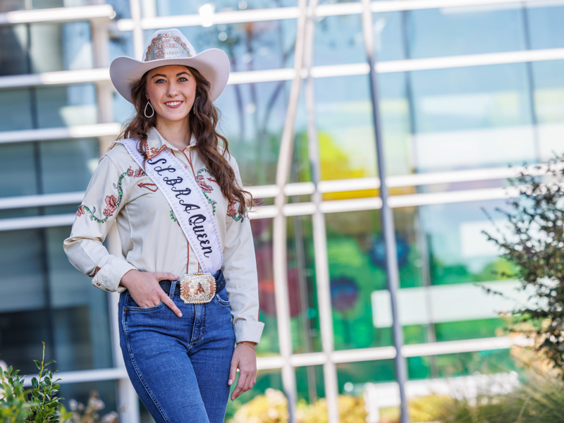 Mid-South Little Britches Rodeo Association Queen Josi Johnson of Decatur grew up with Children's of Mississippi care.